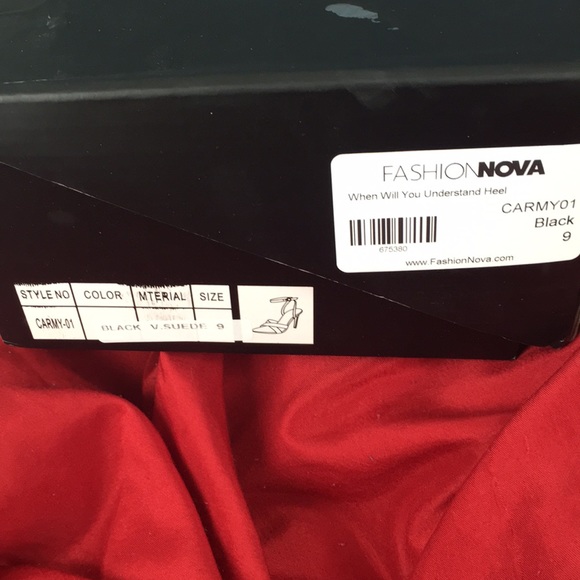 Fashion Nova “when will you understand” heel - Picture 4 of 4